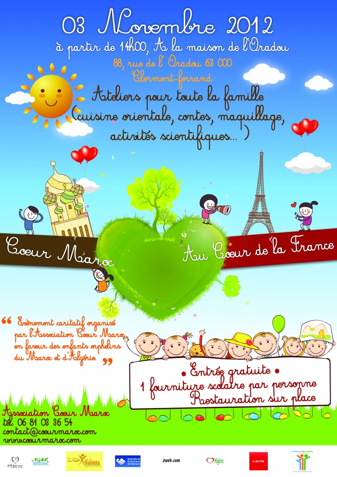 affiche évènement Coeur Maroc