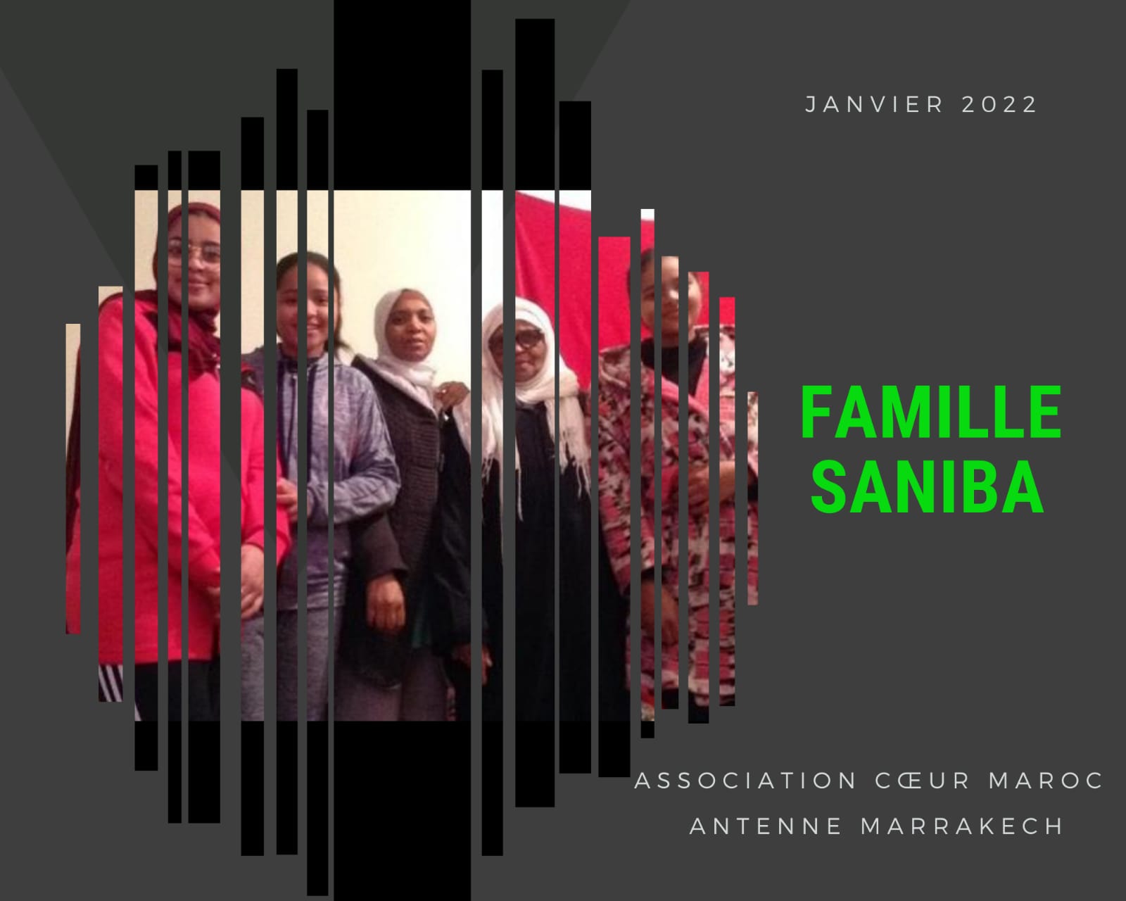 Parrainer la famille Saniba de Marrakech