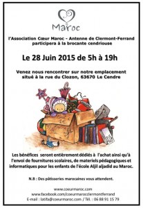 affiche brocante clermont