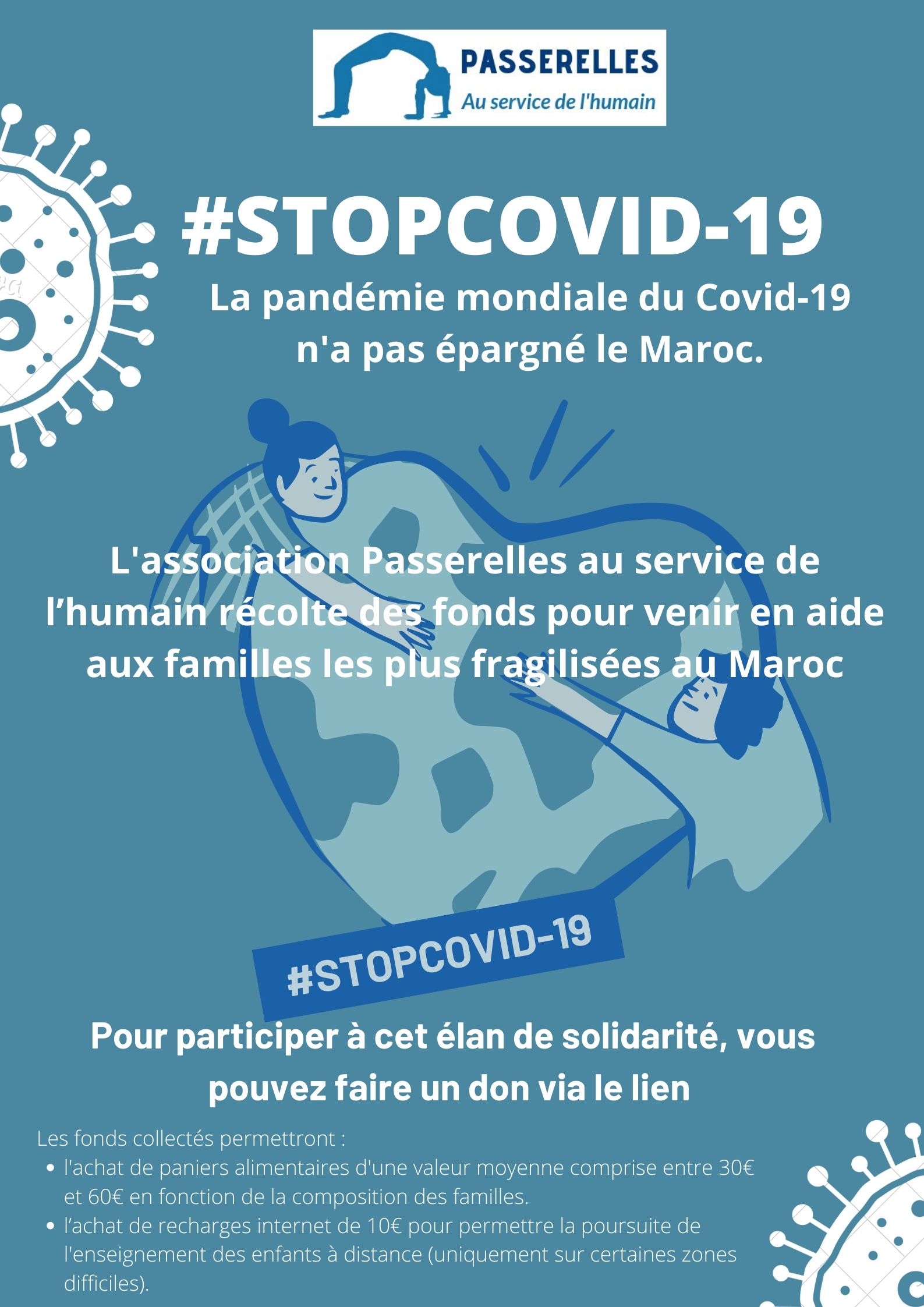 Stopper le COVID-19 au Maroc par l’association PHS
